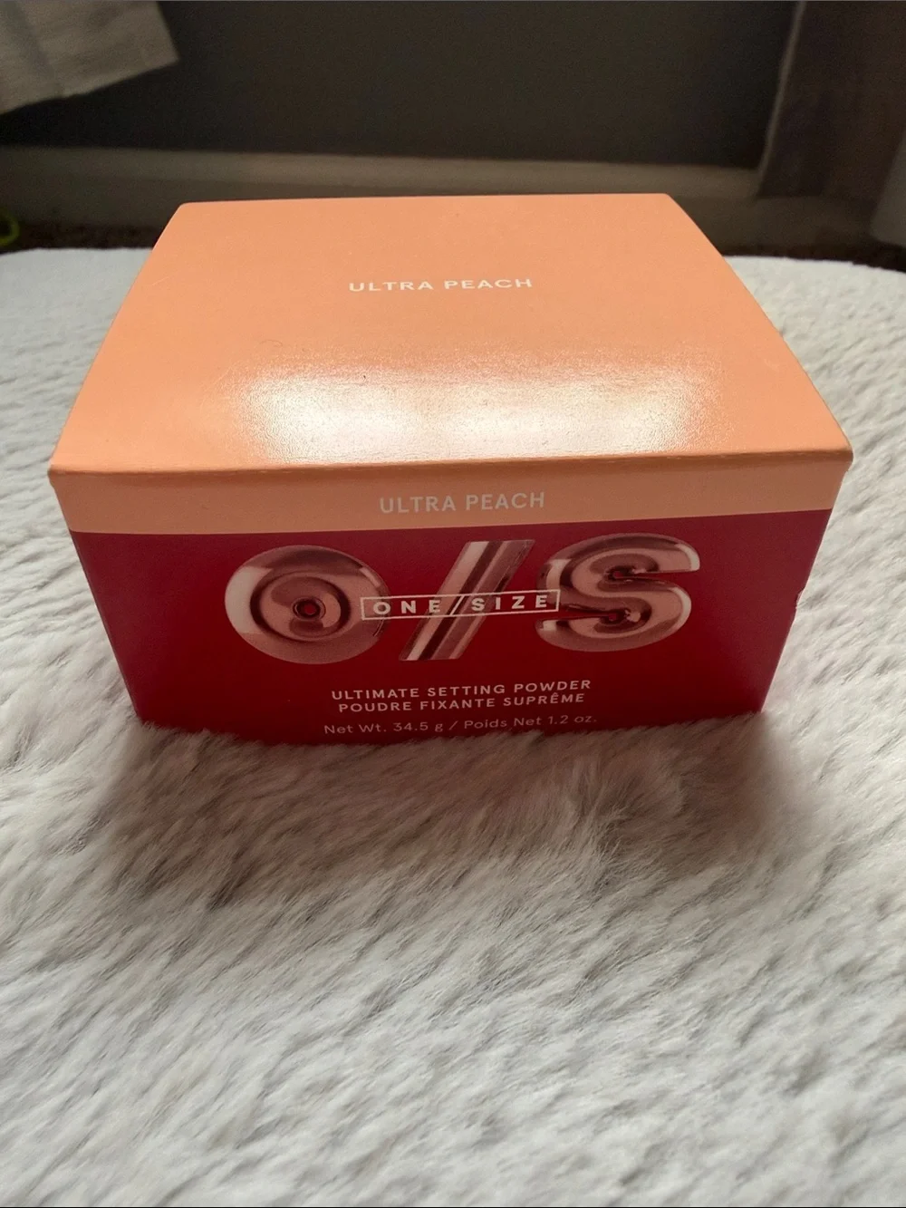 ONE/SIZE Ultra Peach Ultimate Setting Powder - Peach and Red Packaging